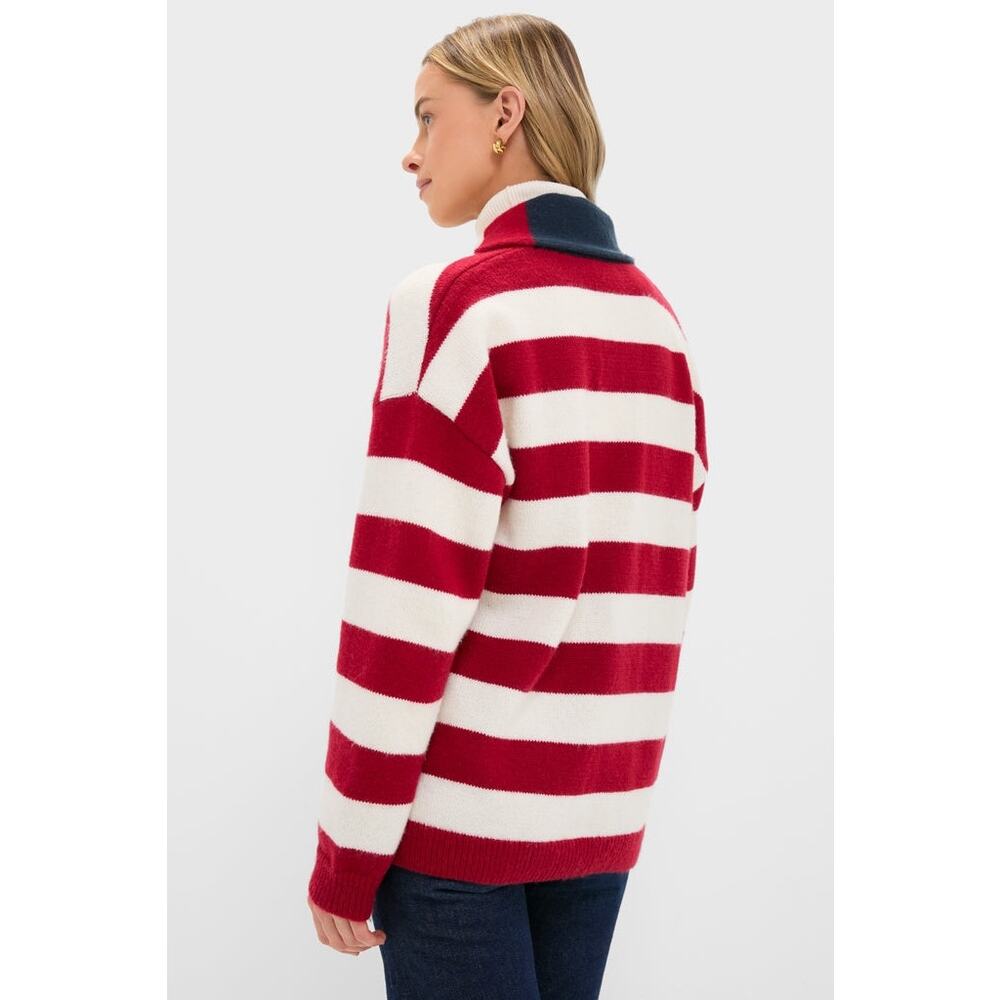 Tuckernuck American Flag Lindsey Cardigan Sweater NWT - Picture 3 of 11